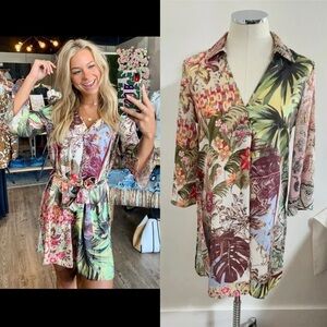 Tropical Zara Tunic Dress